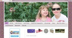 Desktop Screenshot of homeschoolingmom4two.com